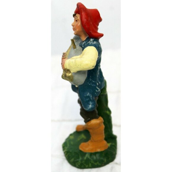 VTG Fontanini Paper Mache Nativity Boy Flute Music Player Figurine Italian - Picture 4 of 10